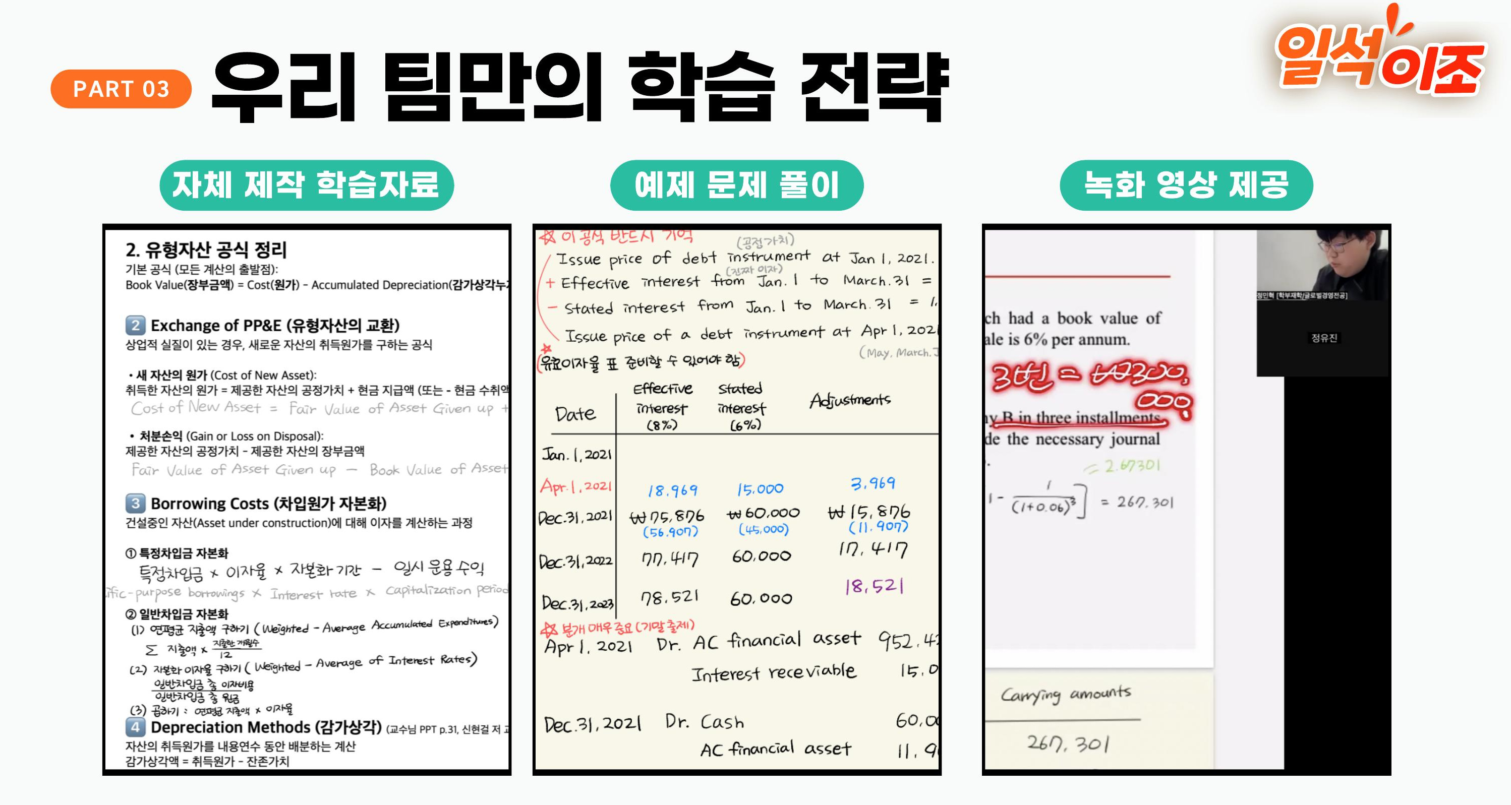 전략을 구현한 실제 자료 자료 전체