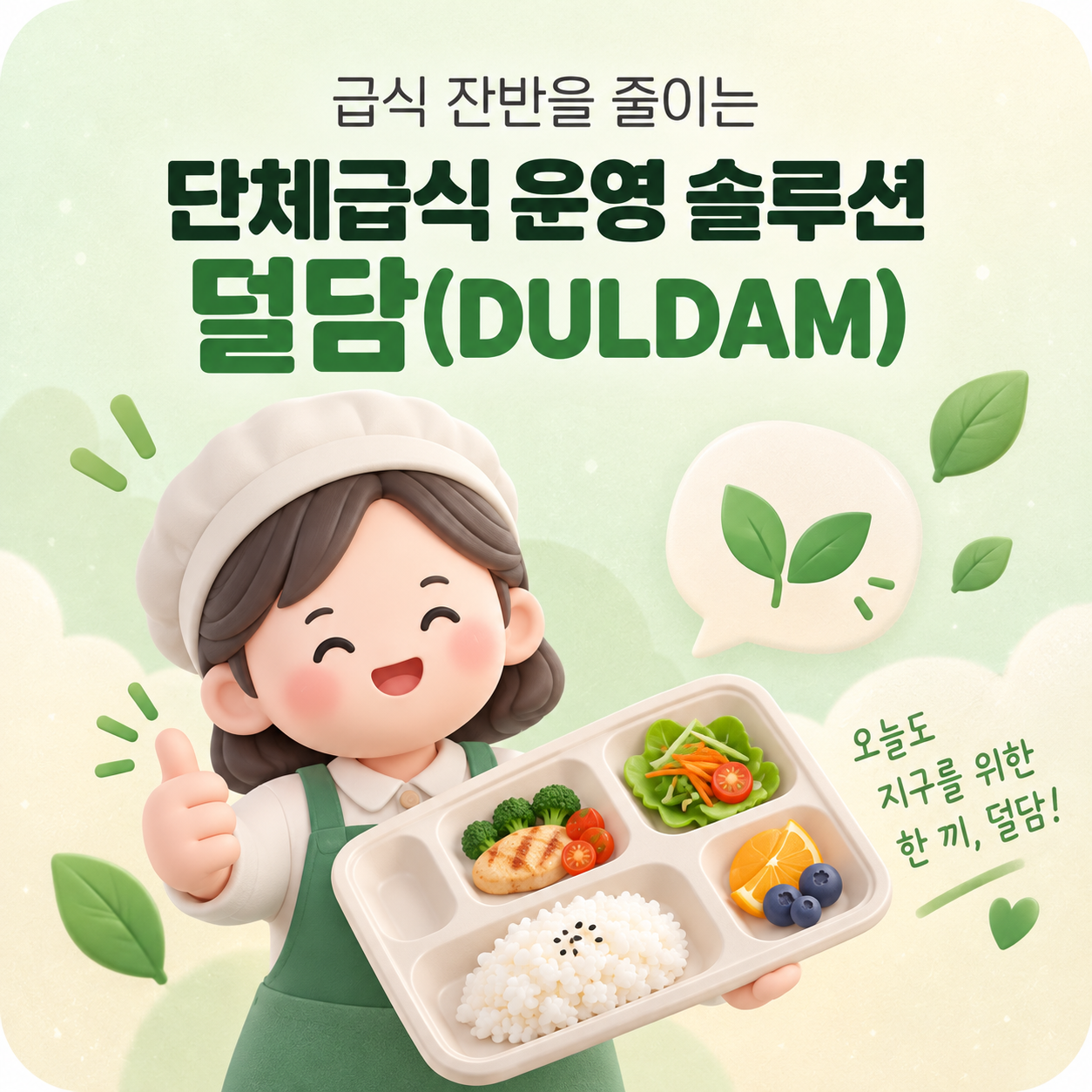 덜담(DULDAM) 프로젝트를 표현한 일러스트